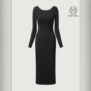 ProWarm Open Back Brami Midi Dress
Black Medium